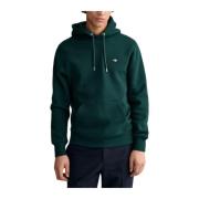 Gant Shield Hoodie Green, Herr