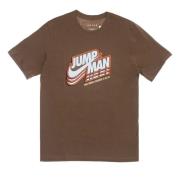 Jordan Archaeo Brown Tee med Jumpman Logo Brown, Herr