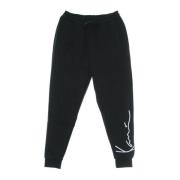 Karl Kani Svart Fleece Tracksuit Sweatpants Black, Dam