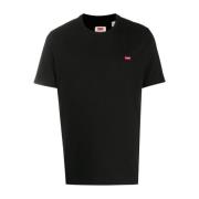 Levi's Svart Broderad Logot-shirt Black, Herr