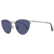 Max Mara Silver Kvinnors Cat Eye Solglasögon Gray, Dam