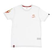 Alpha Industries Flame Tee Hot Wheels T-Shirt White, Herr