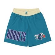 Mitchell & Ness Charlotte Hornets Basketshorts Vintage Stil Blue, Herr