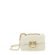 Pinko Vit Love Puff Mini Cl Väska White, Dam