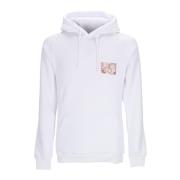 Dolly Noire Herr Långärmad Huva Sweatshirt White, Herr