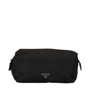 Prada Vintage Pre-owned Nylon prada-vskor Black, Dam