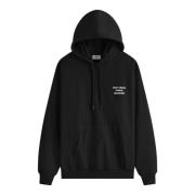 Drole de Monsieur Stilig Hoodie med Ikonisk Slogan Black, Herr