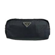 Prada Vintage Pre-owned Nylon prada-vskor Black, Dam