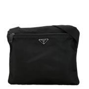 Prada Vintage Pre-owned Nylon prada-vskor Black, Dam