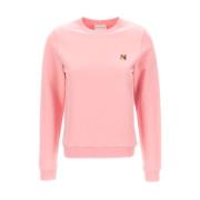 Maison Kitsuné Stilig Sweatshirt för Män Pink, Dam