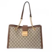 Gucci Vintage Pre-owned Plast totevskor Beige, Dam