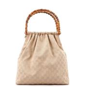 Gucci Vintage Pre-owned Laeder handvskor Beige, Dam