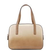 Prada Vintage Pre-owned Laeder handvskor Beige, Dam