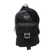 Gucci Vintage Pre-owned Nylon gucci-vskor Black, Dam