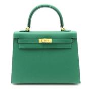 Hermès Vintage Pre-owned Laeder handvskor Green, Dam