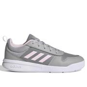 Adidas Grå Sneakers med Rosa Accenter Gray, Dam