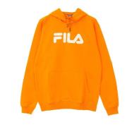 Fila Flame Orange Kangaroo Hoodie Långärmad Orange, Herr