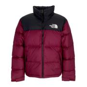 The North Face Retro Nuptse Boysenberry/black Jacka Red, Herr