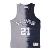 Mitchell & Ness NBA Tie Dye Tank Tim Duncan Multicolor, Herr