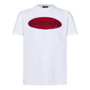 Dsquared2 Vita T-shirts och Polos High Voltage White, Herr