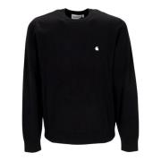 Carhartt Wip Madison Sweater Svart/vax Black, Herr