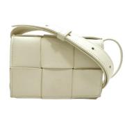 Bottega Veneta Vintage Pre-owned Laeder shoppers White, Dam