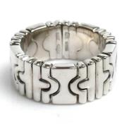 Bvlgari Vintage Pre-owned Vitt guld ringar Gray, Dam