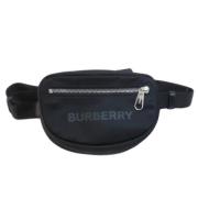 Burberry Vintage Pre-owned Tyg crossbodyvskor Black, Unisex