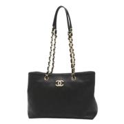 Chanel Vintage Pre-owned Laeder chanel-vskor Black, Dam