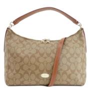 Coach Pre-owned Pre-owned Plast handvskor Brown, Dam