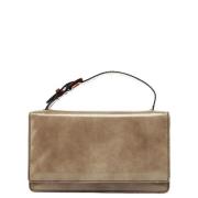 Prada Vintage Pre-owned Laeder handvskor Beige, Dam