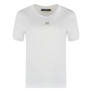 Dolce & Gabbana Kristallprydd T-shirt White, Dam