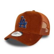 New Era Brun MLB Cord Trucker Hatt Brown, Unisex