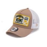 New Era Nummerskylt Trucker Keps Rostad Stil Beige, Herr