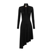 Elisabetta Franchi Elegant Klänning för Speciella Tillfällen Black, Da...