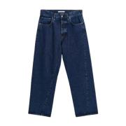 Sunflower Wide Twist Jeans i Rinse Blue Blue, Herr