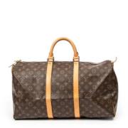 Louis Vuitton Vintage Pre-owned Canvas resvskor Brown, Dam