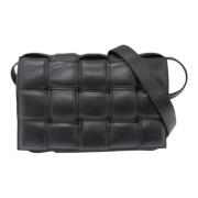 Bottega Veneta Vintage Pre-owned Laeder axelremsvskor Black, Dam