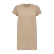 Rick Owens Lång T-shirt Beige, Dam