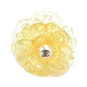 Chanel Vintage Pre-owned Plast ringar Yellow, Dam