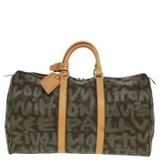 Louis Vuitton Vintage Pre-owned Canvas handvskor Brown, Dam