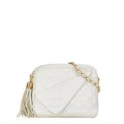 Chanel Vintage Pre-owned Laeder chanel-vskor White, Dam