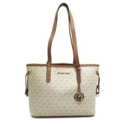 Michael Kors Pre-owned Pre-owned Canvas totevskor White, Dam