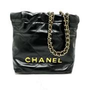 Chanel Vintage Pre-owned Laeder chanel-vskor Black, Dam