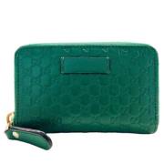 Gucci Vintage Pre-owned Laeder plnbcker Green, Unisex