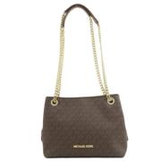 Michael Kors Pre-owned Pre-owned Plast axelremsvskor Brown, Dam