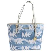 Michael Kors Pre-owned Pre-owned Canvas totevskor Blue, Dam