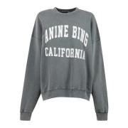 Anine Bing Mörk Salvia Sweatshirt Gray, Dam