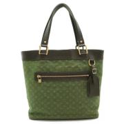 Louis Vuitton Vintage Pre-owned Canvas totevskor Green, Dam