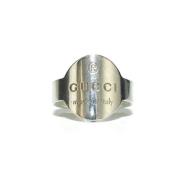 Gucci Vintage Pre-owned Silver ringar Gray, Dam